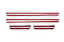 Mitsubishi Lancer 9 2004–2008 Carmos V3 dorpellijsten (4 stuks, RVS) foto 3