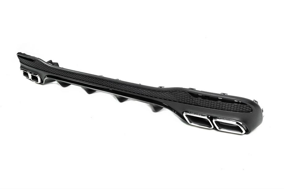 Mercedes GL/GLS-klasse X166 2012–2019 Achterdiffuser GLS63 AMG (met chrome uitlaattips) Foto 3