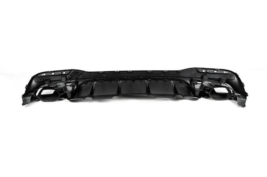 Mercedes GL/GLS-klasse X166 2012–2019 Achterdiffuser GLS63 AMG (met chrome uitlaattips) Foto 5