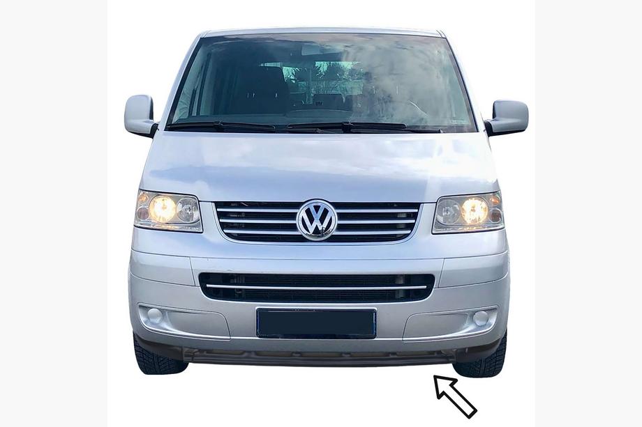 Volkswagen T5 Multivan 2003–2010 ESA frontlip (zwart) Image