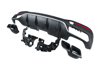Mercedes GLE/ML-klasse W166 2011–2018 Achterdiffuser voor GLE (GLE63-design) foto 9