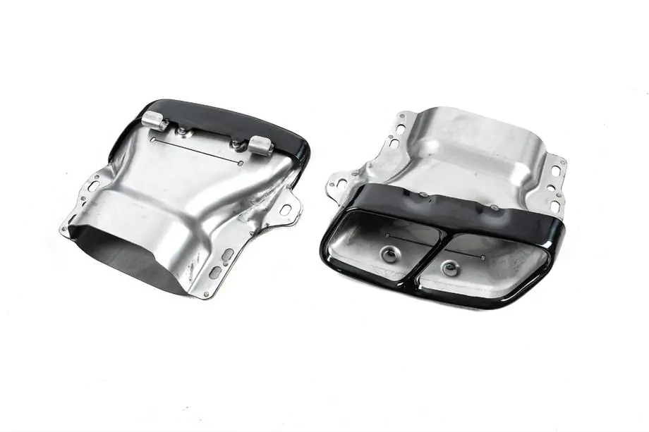 Mercedes CLA C117 2013–2019 Achterdiffuser Black (CLA45-design met uitlaatsierstukken) Foto 6
