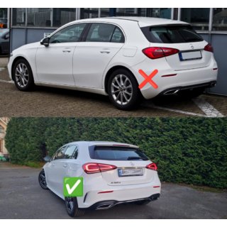 Achterdiffuser met uitlaatsierstukken (Design A45 HB) Mercedes A-Klasse W177 2018– foto 3