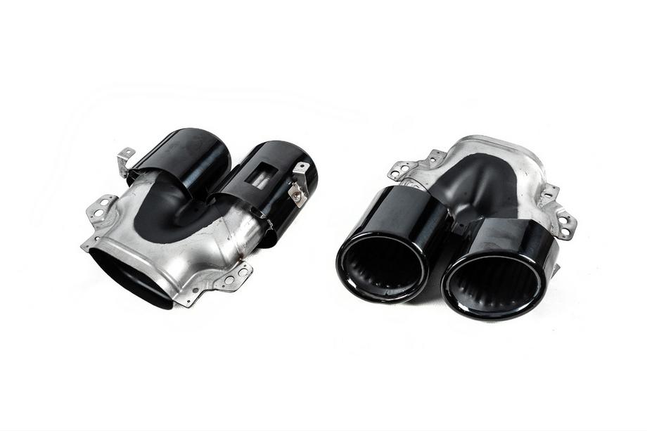 Mercedes A-Klasse W177 2018– Achterdiffuser met uitlaatsierstukken (Design A45 HB) Foto 7