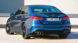 Mercedes A-Klasse W177 2018– Achterdiffuser met uitlaatsierstukken (Design A35 SD) foto 1