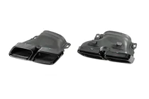 Mercedes E-class W213 2016–2023 Achterdiffuser met uitlaatsierstukken E63-Design Black (voor AMG/AMG-Line 2016-2020) foto 8
