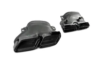 Mercedes E-class W213 2016–2023 Achterdiffuser met uitlaatsierstukken E63-Design Black (voor AMG/AMG-Line 2016-2020) foto 10