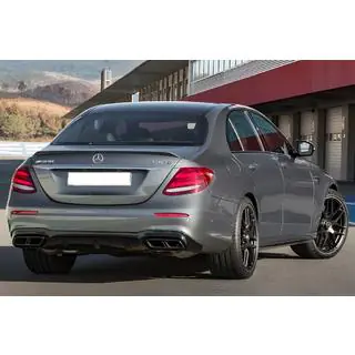 Achterdiffuser met uitlaatsierstukken E63-Design Black (voor AMG/AMG-Line 2016-2020) foto 1
