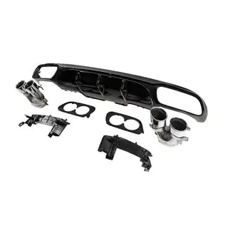Achterdiffuser met uitlaatsierstukken E53-Design (voor AMG/AMG-Line) foto 3