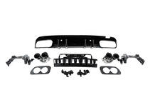 Mercedes C-klasse W205 2014–2021 Achterdiffuser met uitlaatsierstukken (Design C43) foto 2