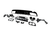 Mercedes C-klasse W205 2014–2021 Achterdiffuser met uitlaatsierstukken (Design C43) foto 4