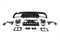 Mercedes C-klasse W205 2014–2021 Achterdiffuser met uitlaatsierstukken (Design C43) foto 6