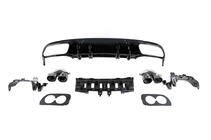 Mercedes C-klasse W205 2014–2021 Achterdiffuser met uitlaatsierstukken (voor coupé AMG43 design) foto 3