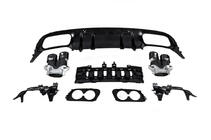 Mercedes C-klasse W205 2014–2021 Achterdiffuser met uitlaatsierstukken (voor coupé AMG43 design) foto 6
