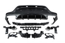 Mercedes GLC Coupé C253 2016–2023 Achterdiffuser met uitlaatsierstukken (AMG43-design) foto 7