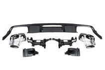 Mercedes CLS C218 2011–2018 Achterdiffuser met uitlaatsierstukken Black (2015-2018, CLS63 design) foto 6