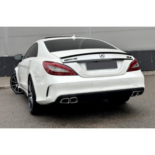 Achterdiffuser met uitlaatsierstukken Black (2015-2018, CLS63 design) foto 1