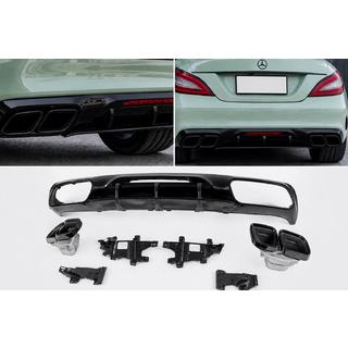 Achterdiffuser met uitlaatsierstukken Black (2015-2018, GT63 Design) foto 1