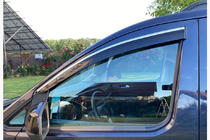 Ford Connect 2021– Raamwindschermen met chromen sierlijst (2 stuks, Sunplex Chrome) foto 1