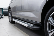 Ford Connect 2021– Zijdrempels Vision New Grey (set van 2, aluminium) foto 1