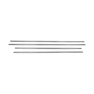Onderste raamsierlijsten (set 4 stuks, RVS) Renault Fluence 2009–2016 foto 3