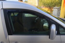Volkswagen Caddy 2010–2015 Raamwindschermen (inbouw) Niken Luxury (2 st.) foto 4
