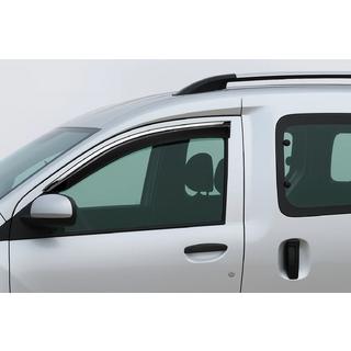 Raamwindschermen met chromen sierlijst Niken Luxury (2 stuks) Dacia Dokker 2013–2022 foto 1