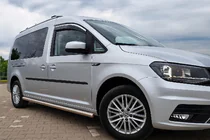 Volkswagen Caddy 2010–2015 Raamwindschermen met chromen sierlijst Niken Luxury (2 stuks) foto 4