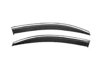 Volkswagen Caddy 2010–2015 Raamwindschermen met chromen sierlijst Niken Luxury (2 stuks) foto 2