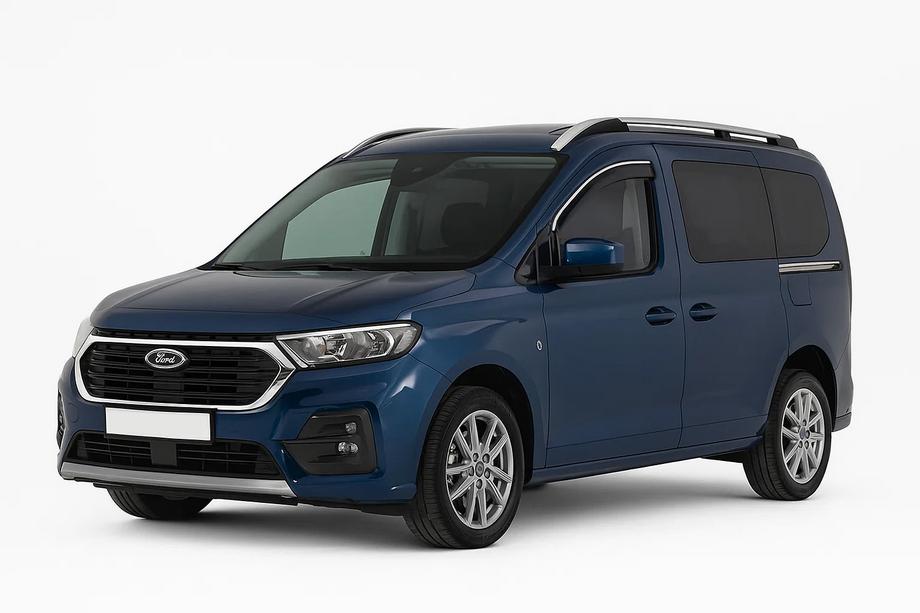 Ford Connect 2021– Raamwindschermen met chromen sierlijst Niken Luxury (2 stuks) Foto 1