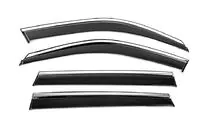 BMW X5 F15 2013–2018 Windschermen met chromen sierlijst Niken Luxury (4 stuks) foto 1