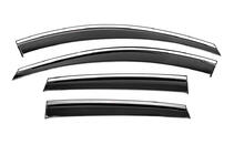 Chevrolet Captiva 2006–2019 Windschermen met chromen sierlijst Niken Luxury (4 stuks) foto 1