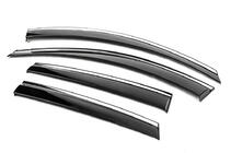 Chevrolet Captiva 2006–2019 Windschermen met chromen sierlijst Niken Luxury (4 stuks) foto 2
