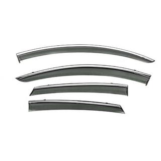 Raamwindschermen met chromen sierlijst Niken Luxury (SD, 4 stuks) Ford Fusion 2012–2020 foto 1