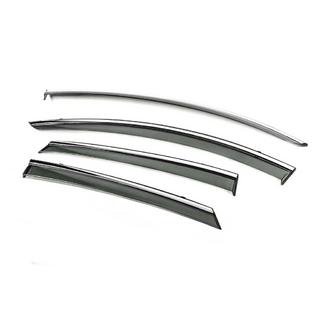 Raamwindschermen met chromen sierlijst Niken Luxury (SD, 4 stuks) Ford Fusion 2012–2020 foto 2