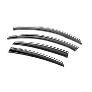 Windschermen met chromen sierlijst Niken Luxury (4 stuks) Honda Civic Sedan X 2016–2021 foto 2