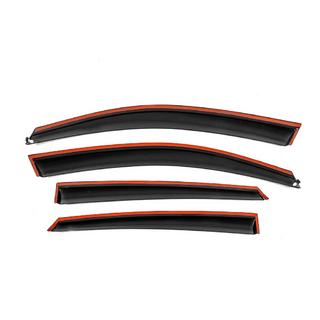 Windschermen met chromen sierlijst Niken Luxury (4 stuks) Honda Civic Sedan X 2016–2021 foto 3