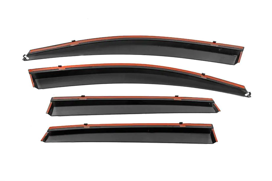 Honda CRV 2012–2016 Windschermen met chromen sierlijst Niken Luxury (4 stuks) Foto 5