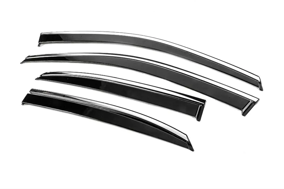 Lexus RX 2009–2015 Windschermen met chromen sierlijst Niken Luxury (4 stuks) Foto 2