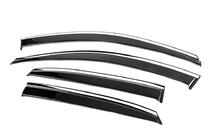 Lexus RX 2003–2009 Windschermen met chromen sierlijst Niken Luxury (4 stuks) foto 2