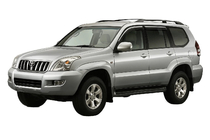 Toyota Land Cruiser Prado 120 2002–2009 Windschermen met chromen sierlijst Niken Luxury (4 stuks) foto 1