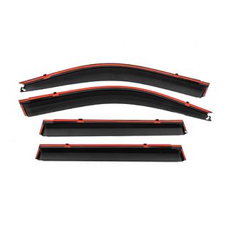 Windschermen met chromen sierlijst Niken Luxury (4 stuks) Toyota Land Cruiser Prado 120 2002–2009 foto 4