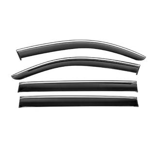 Windschermen met chromen sierlijst Niken Luxury (4 stuks)