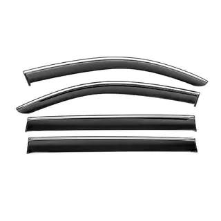 Windschermen met chromen sierlijst Niken Luxury (4 stuks)
