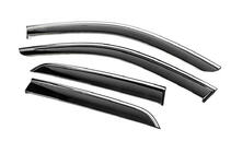Mercedes GLE/ML-klasse W166 2011–2018 Windschermen met chromen sierlijst Niken Luxury (4 stuks) foto 3