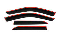 Mercedes GLE/ML-klasse W166 2011–2018 Windschermen met chromen sierlijst Niken Luxury (4 stuks) foto 4