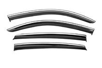 Mercedes GLE Coupé C292 2015–2019 Windschermen met chromen sierlijst Niken Luxury (4 stuks) foto 1