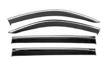 Mercedes GL/GLS-klasse X166 2012–2019 Windschermen met chromen sierlijst Niken Luxury (4 stuks) foto 1