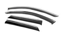 Mercedes ML W164 2005–2011 Windschermen met chromen sierlijst Niken Luxury (4 stuks) foto 7