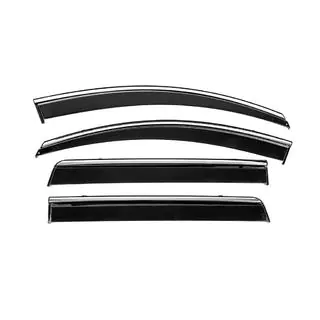 Windschermen met chromen sierlijst Niken Luxury (4 stuks)